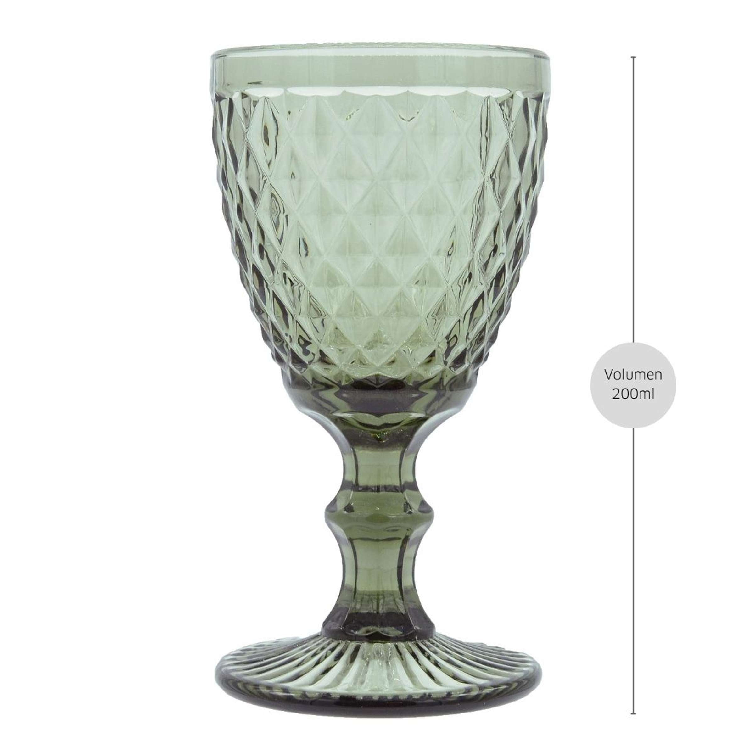 DIAMOND Wineglas smocked