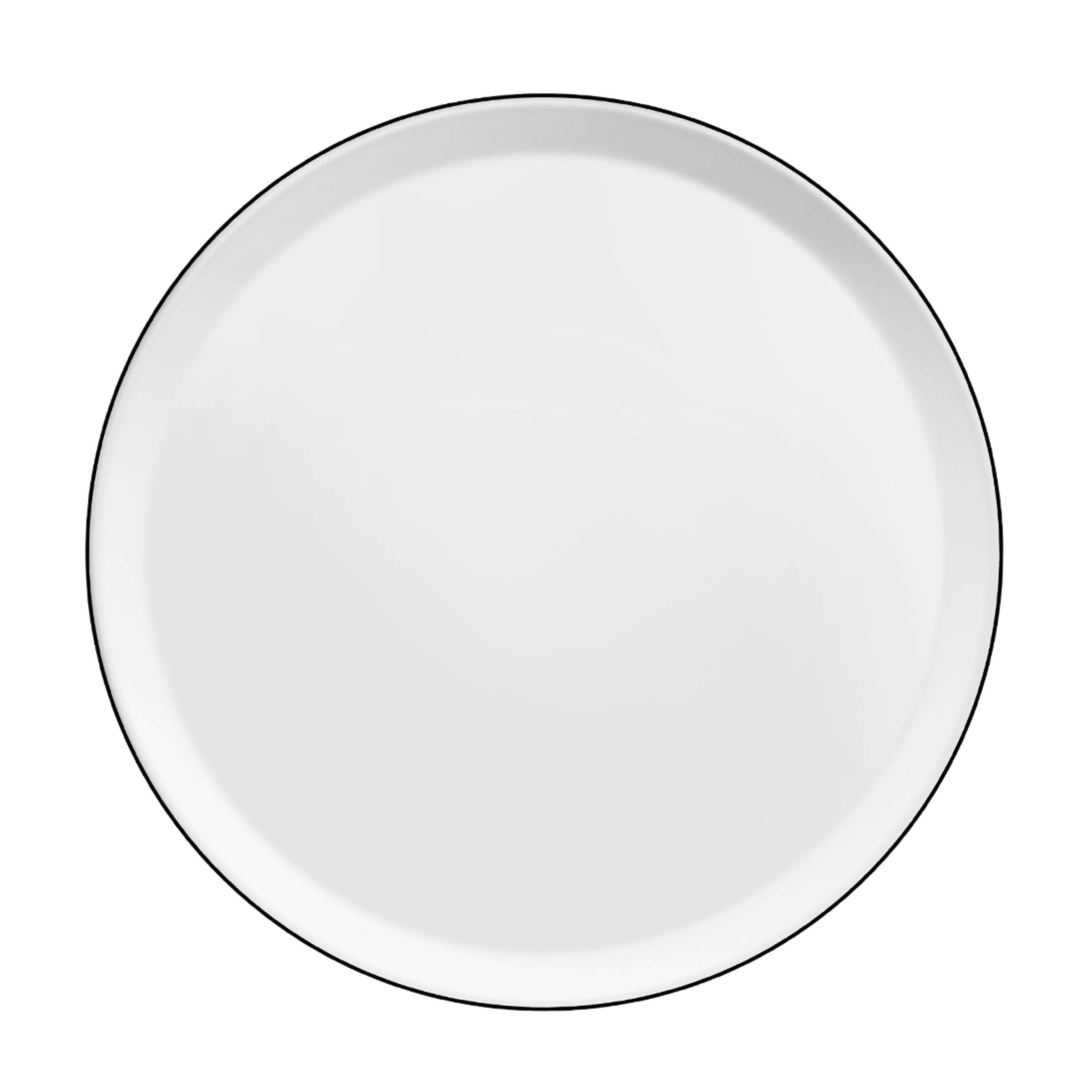YAKA BLACK Dinner Plate black,white