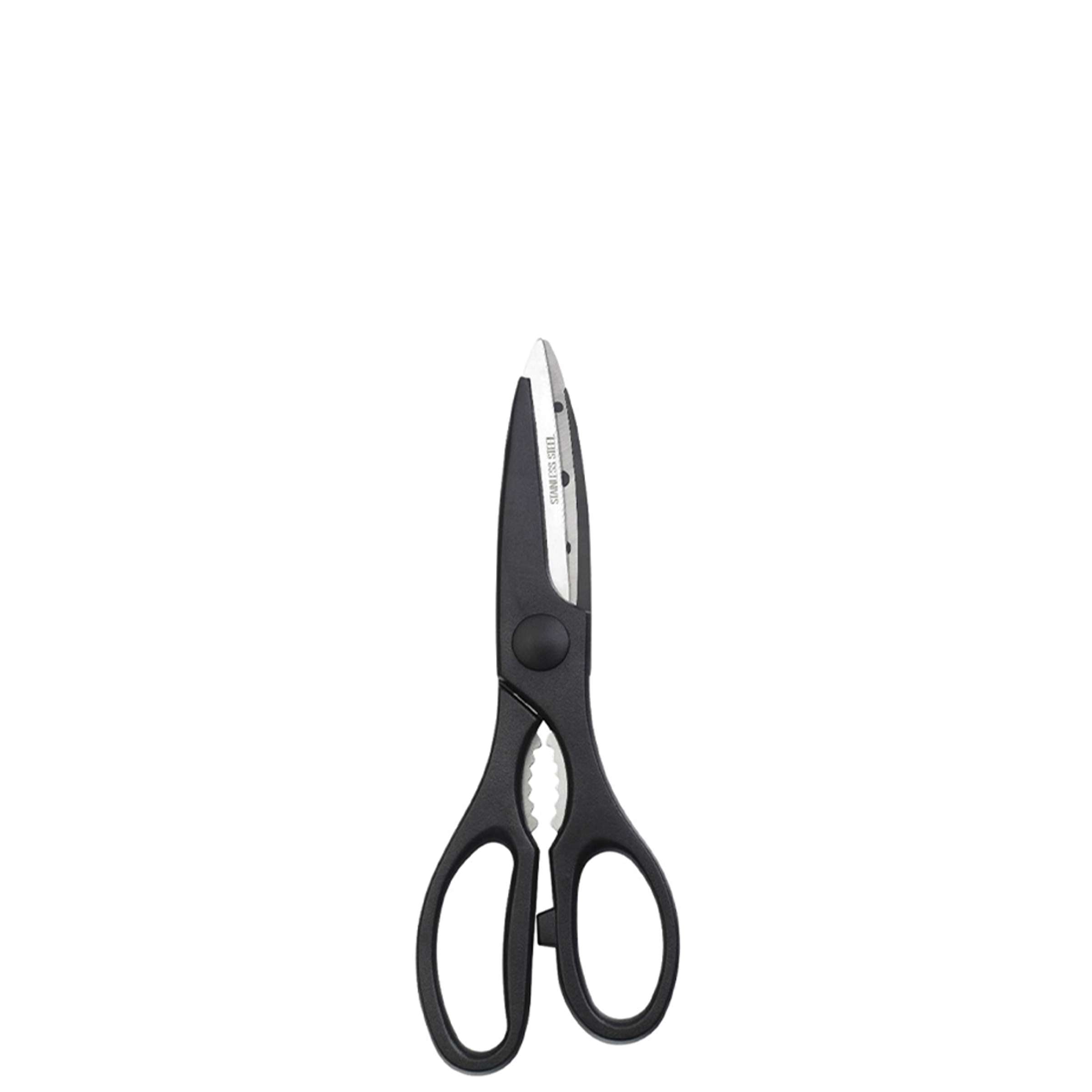 Schwarzer URBAN Messerblock von Richardson Sheffield mit 12 Messer und Schere, stilvoll und praktisch für die Küche.