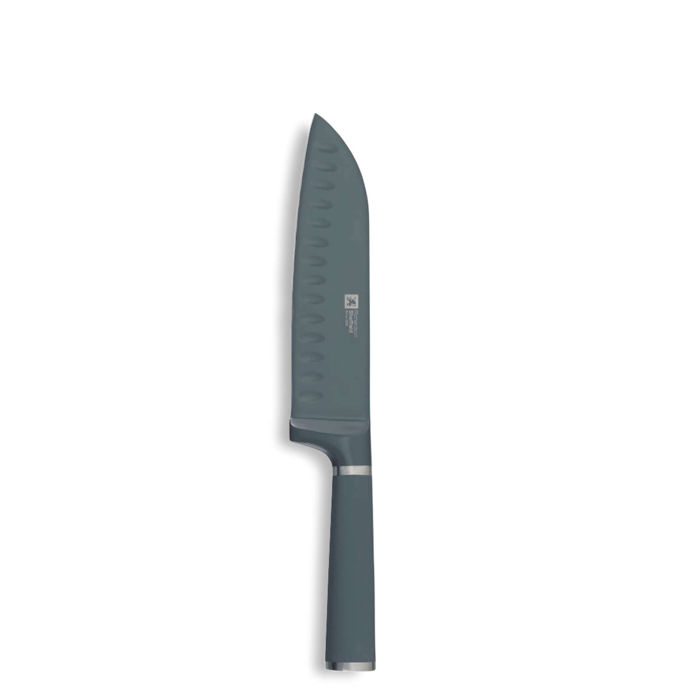 Seasons Messerblock 5-teilig von Richardson Sheffield, Messerblock mit fünf Messern, aus Holz gefertigt, auf Küchenarbeitsfläche.