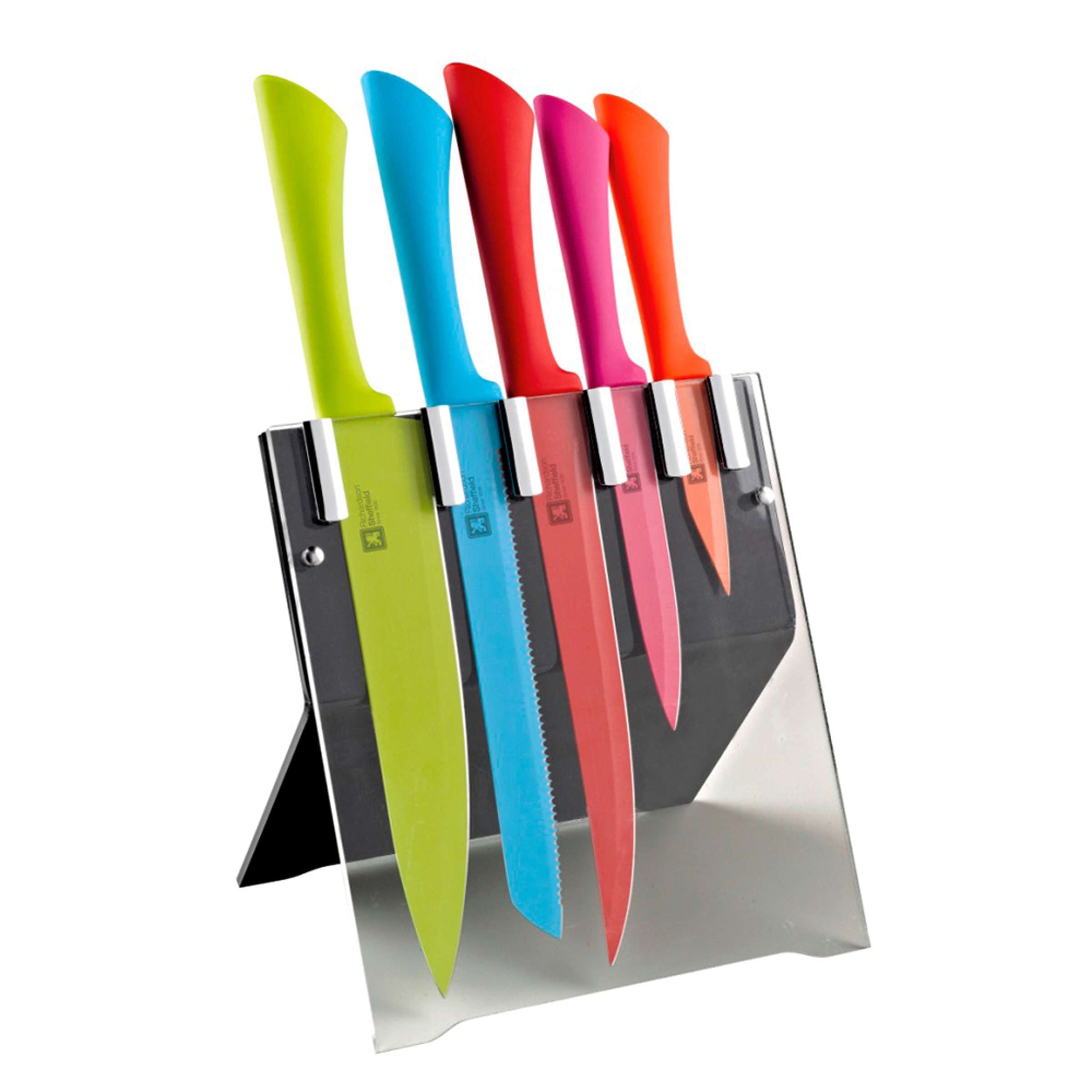 Blok na noże LOVE COLOUR 5-częściowy