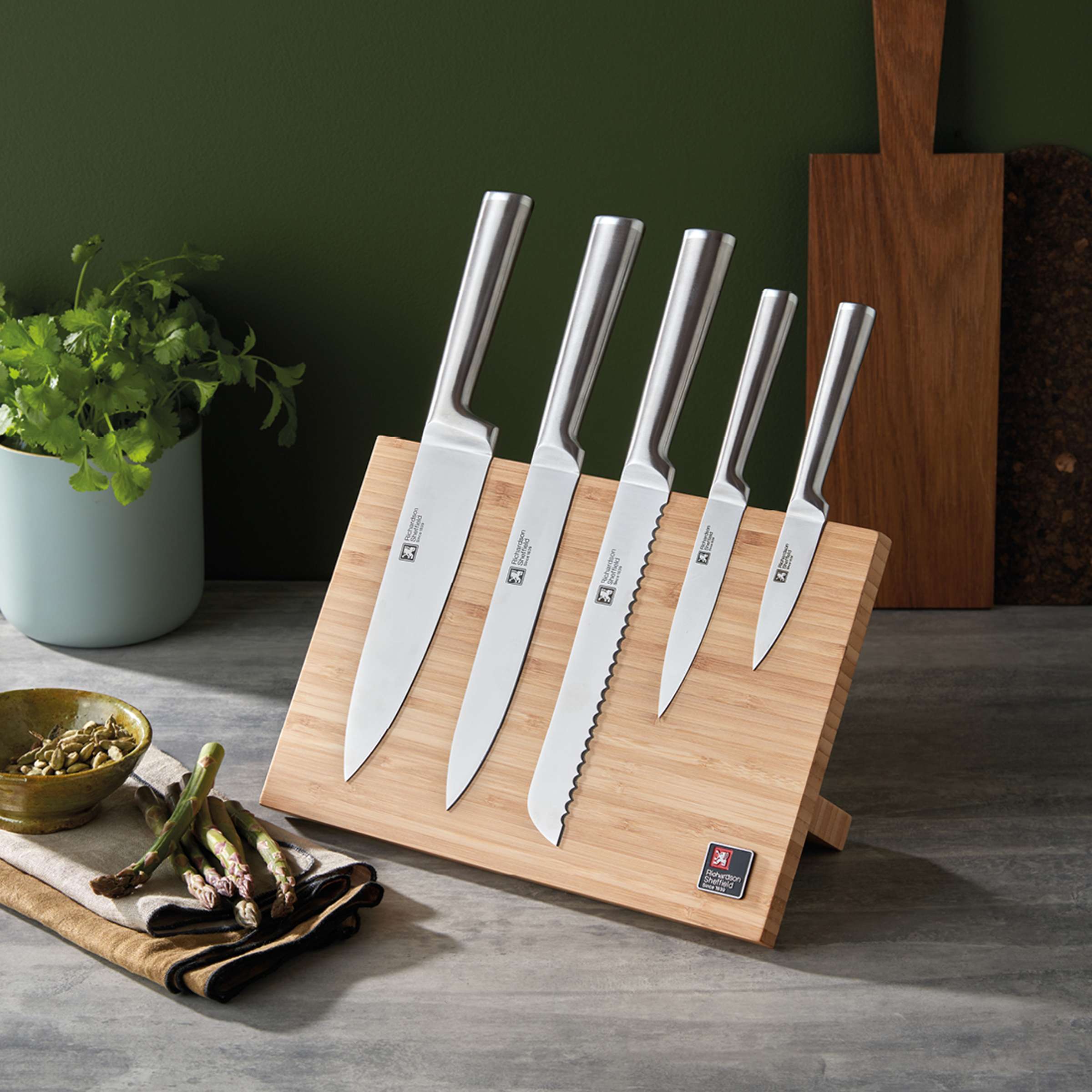 VISAGE Blok na noże 5-częściowy