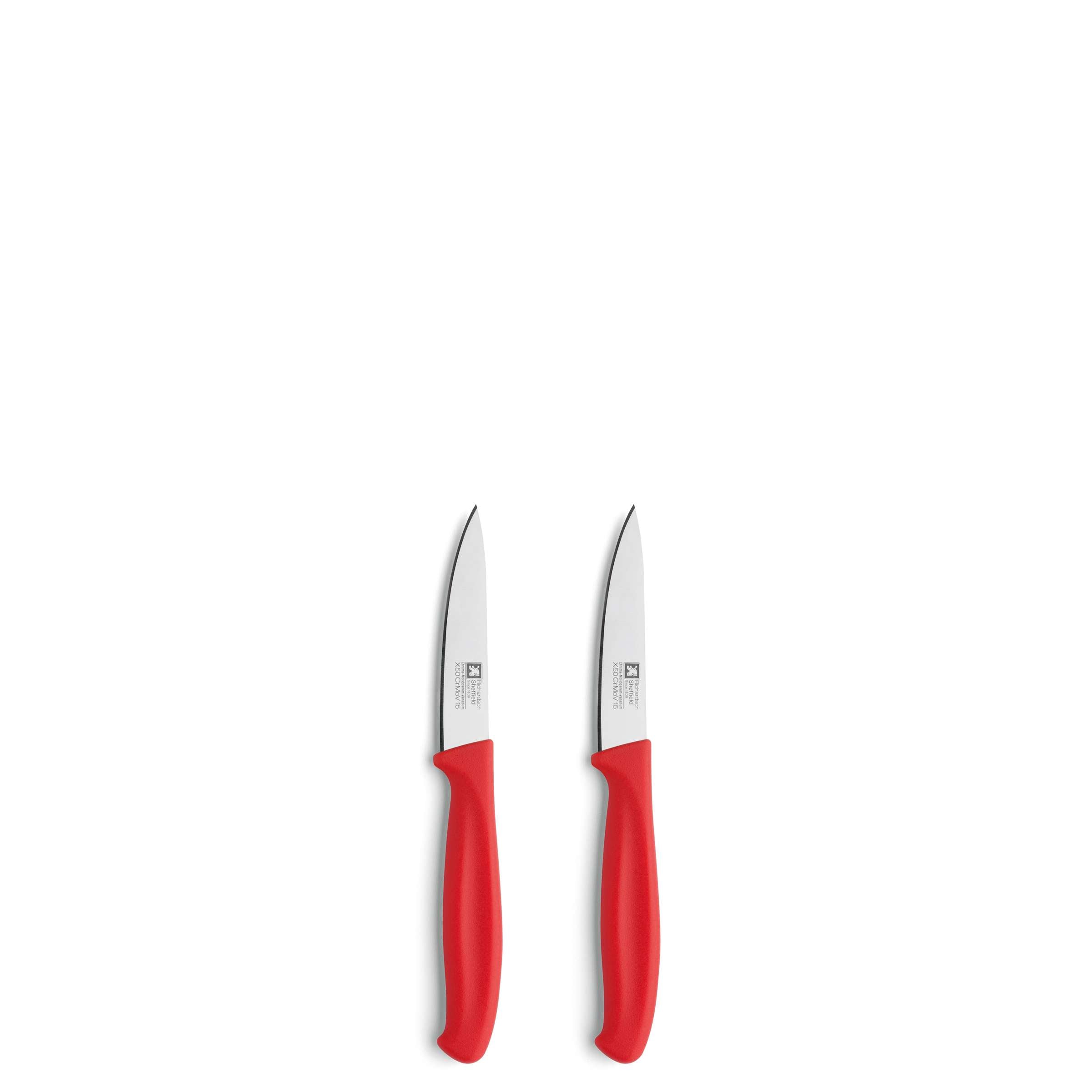 Set aus zwei Gemüsemessern der Marke Richardson Sheffield, perfekt zum Schneiden von Gemüse in der Küche