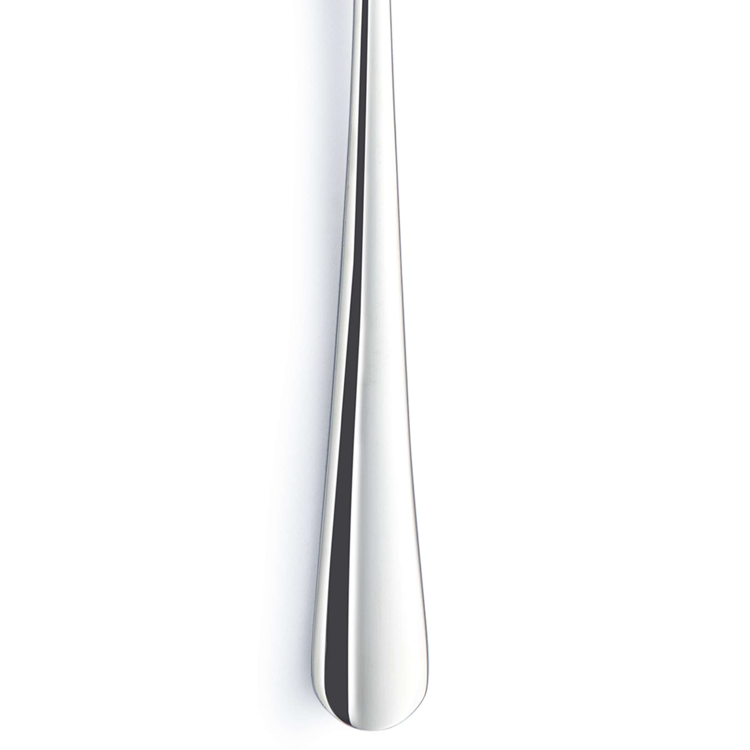 Einzige Fleischgabel von Paul Wirths aus der RHODOS-Serie, aus Edelstahl gefertigt, mit vier Zinken und ergonomischem Griff.