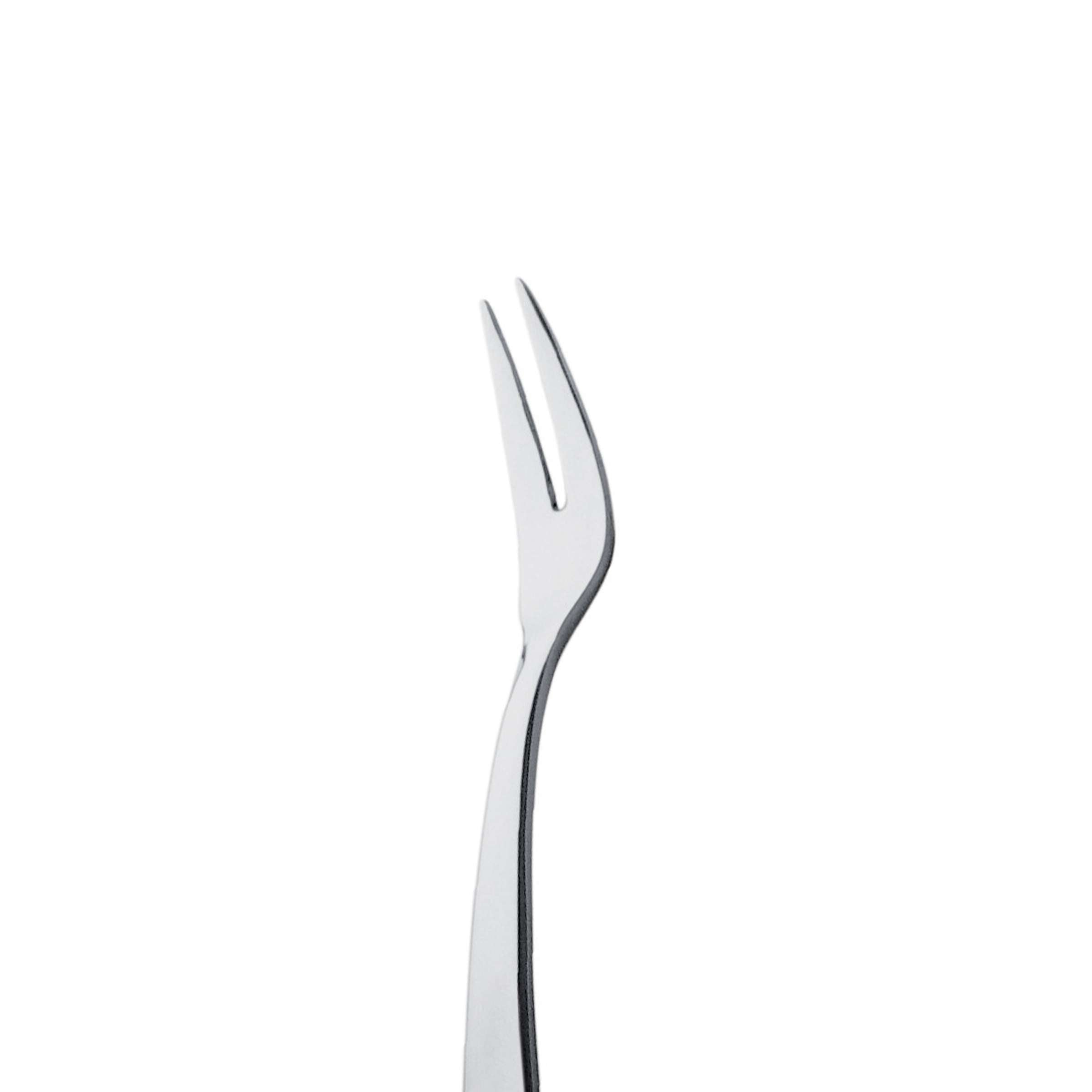 Paul Wirths Fleischgabel aus Edelstahl, Einzelstück mit vier Zinken, geeignet für Fleischgerichte, elegante Besteck-Entwicklung