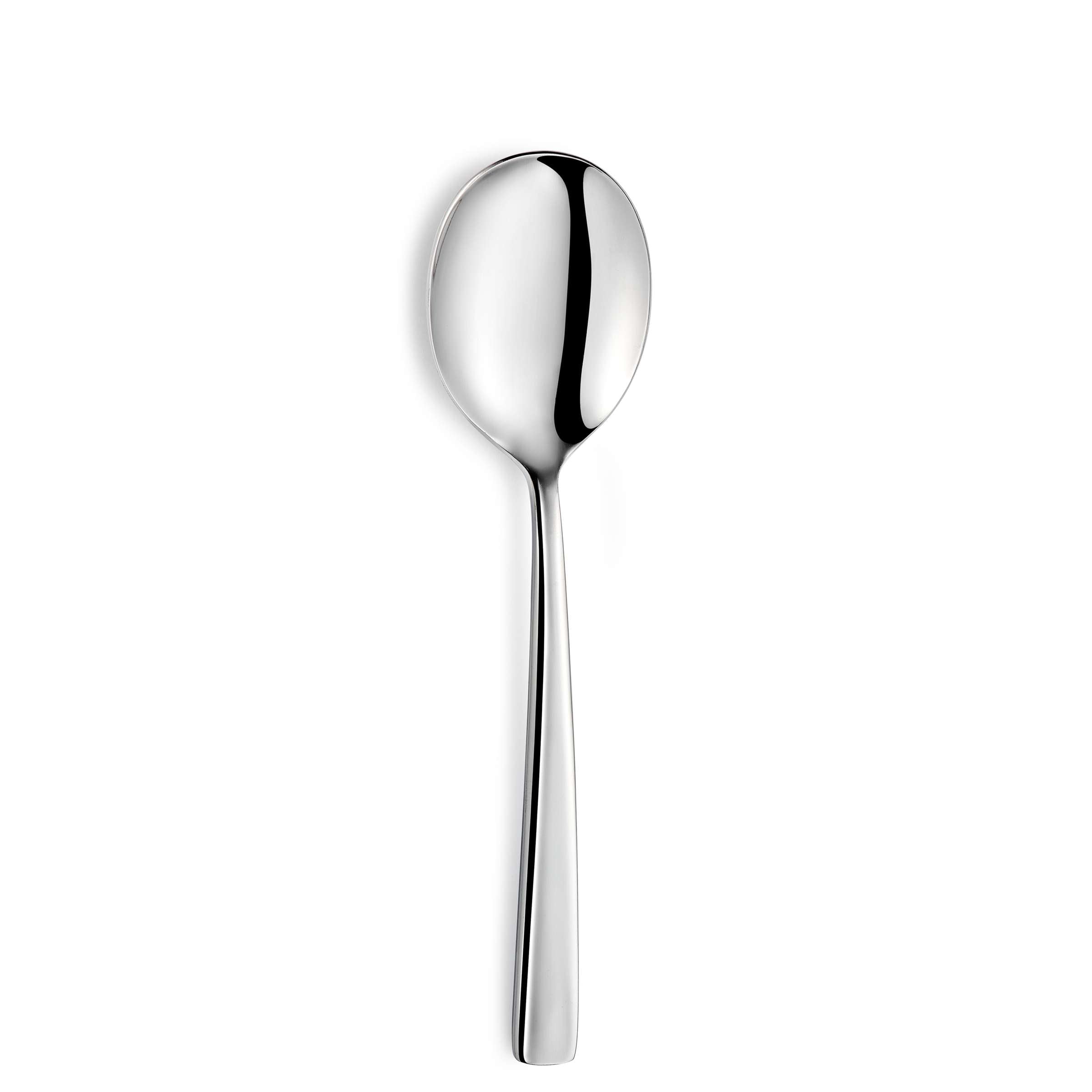 Paul Wirths SWING Salatlöffel aus Edelstahl, ergonomischer Küchenlöffel für Salate und Beilagen, hochwertiges Besteck.