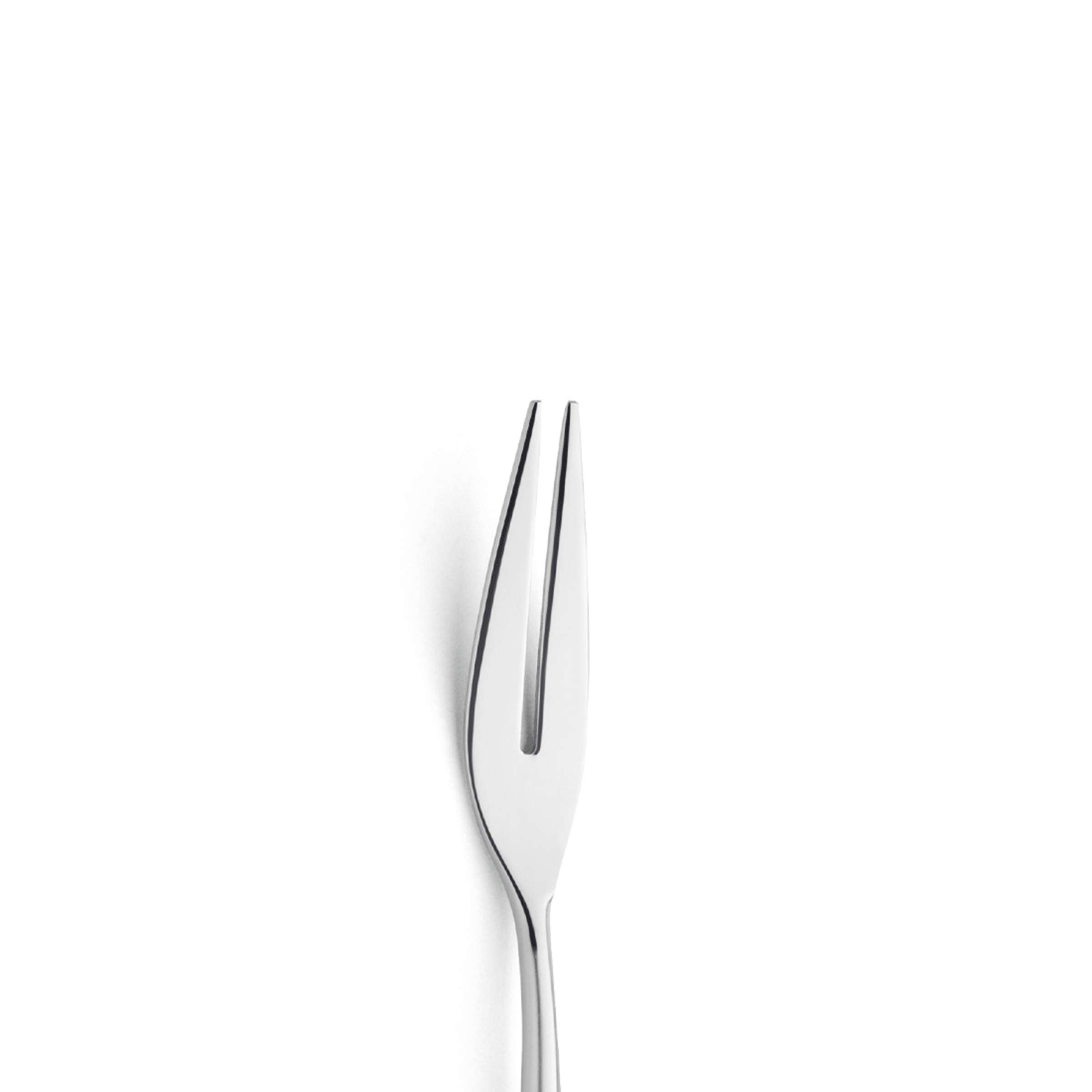 VIVENDI Fleischgabel von Paul Wirths, einzelne Besteckgabel aus Edelstahl, ideal für Fleischgerichte, detailreiche Nahaufnahme
