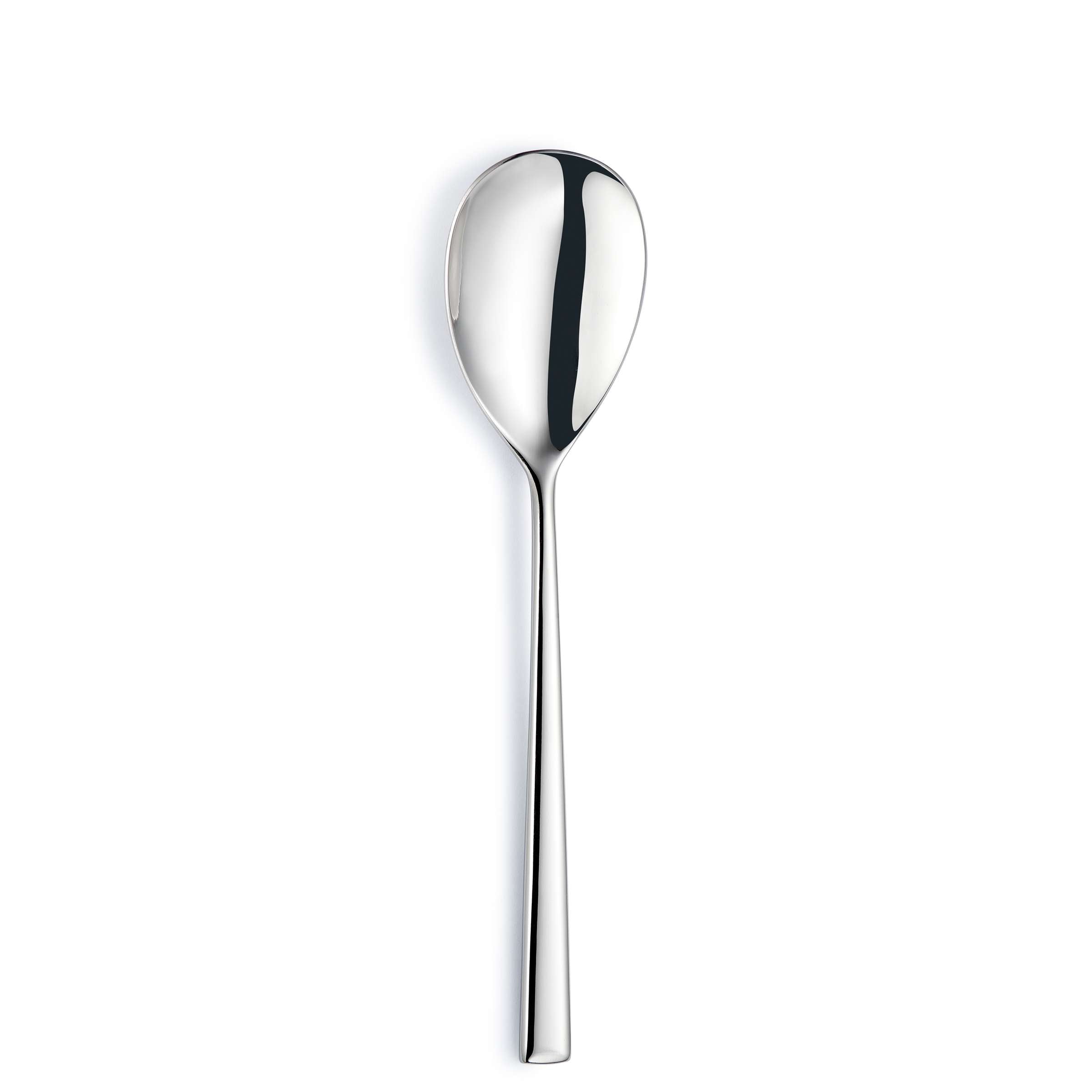 VIVENDI Salatlöffel aus Edelstahl von Paul Wirths, einzelner Bestecklöffel für Salate, modernes Design, glänzende Oberfläche.