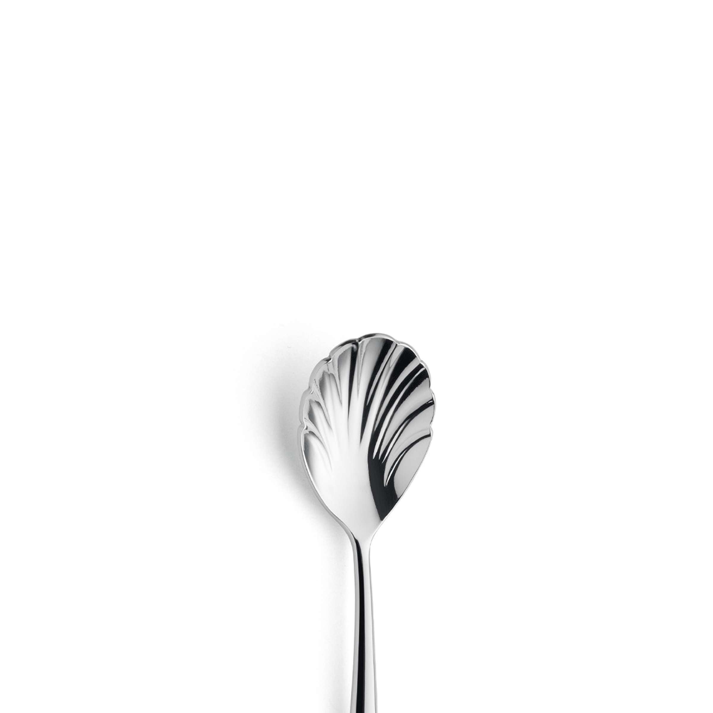 Paul Wirths ROMA Zuckerlöffel aus Edelstahl, einzelnes Besteckstück mit eleganter Form und polished Oberfläche.