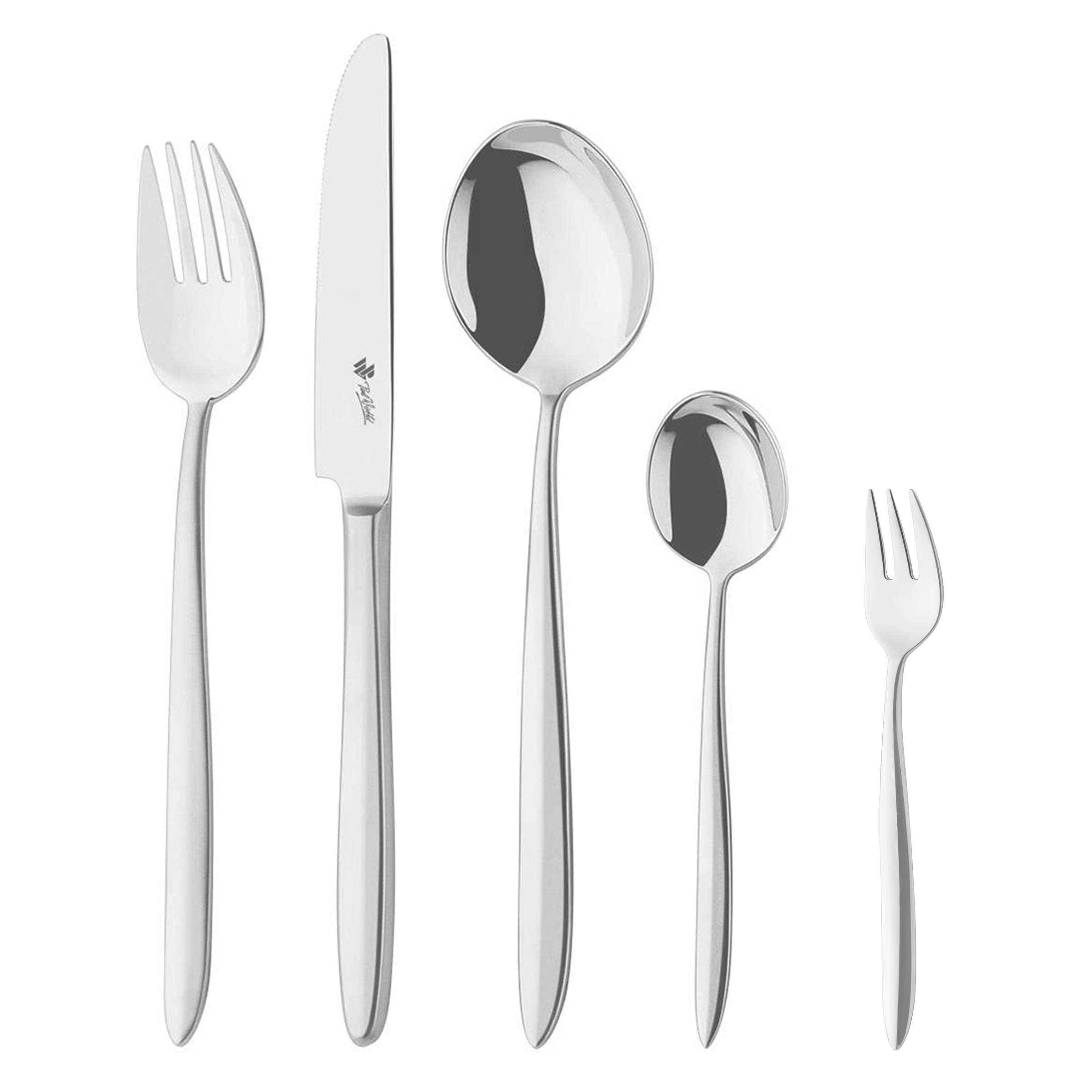 ROMA Zestaw sztućców, 30-częściowy, matowy