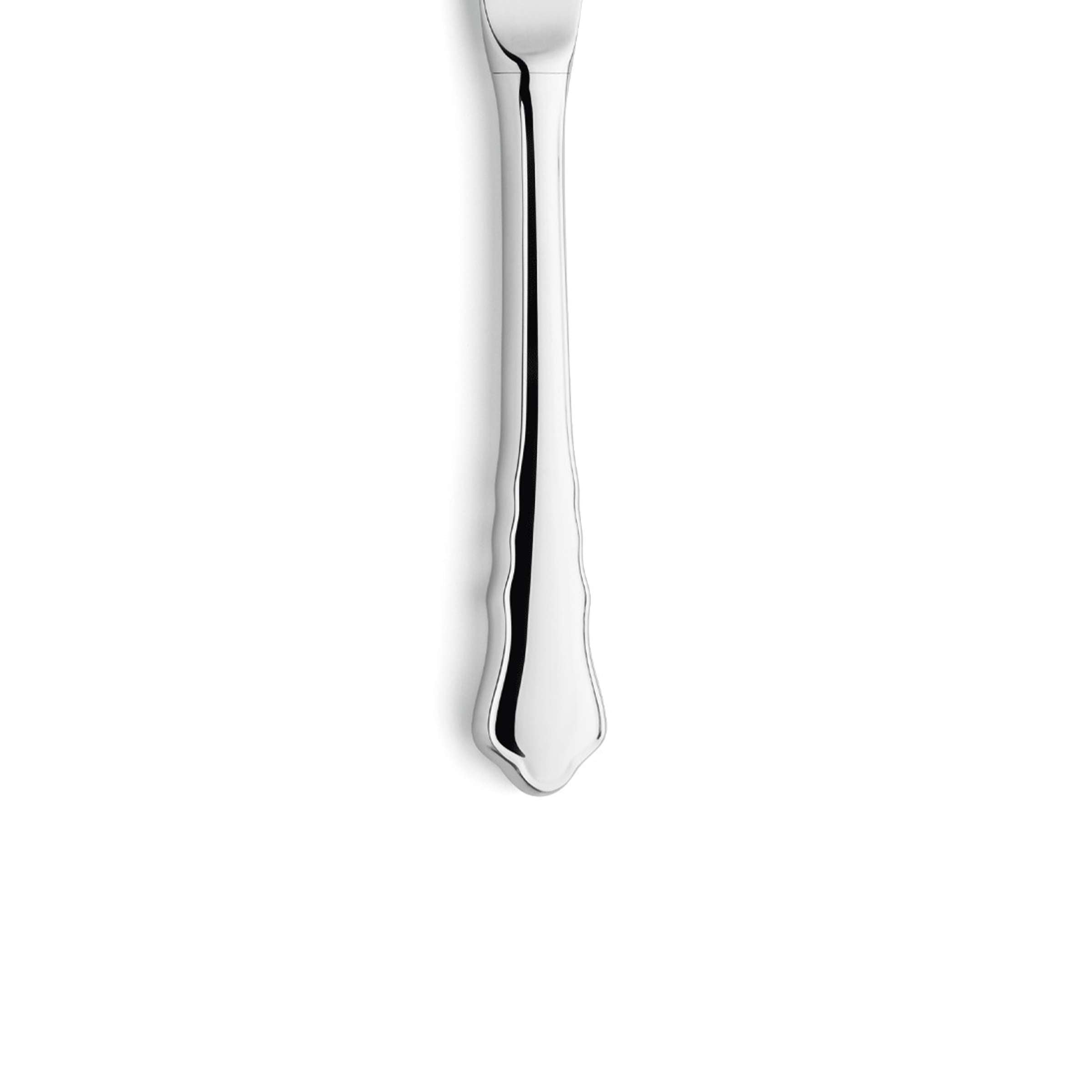 Chippendale Vorspeisen- und Dessertmesser von Paul Wirths mit Hohlheft, elegantes Besteckstück, detailreiche Gravur, glänzende Edelstahl-Oberfläche