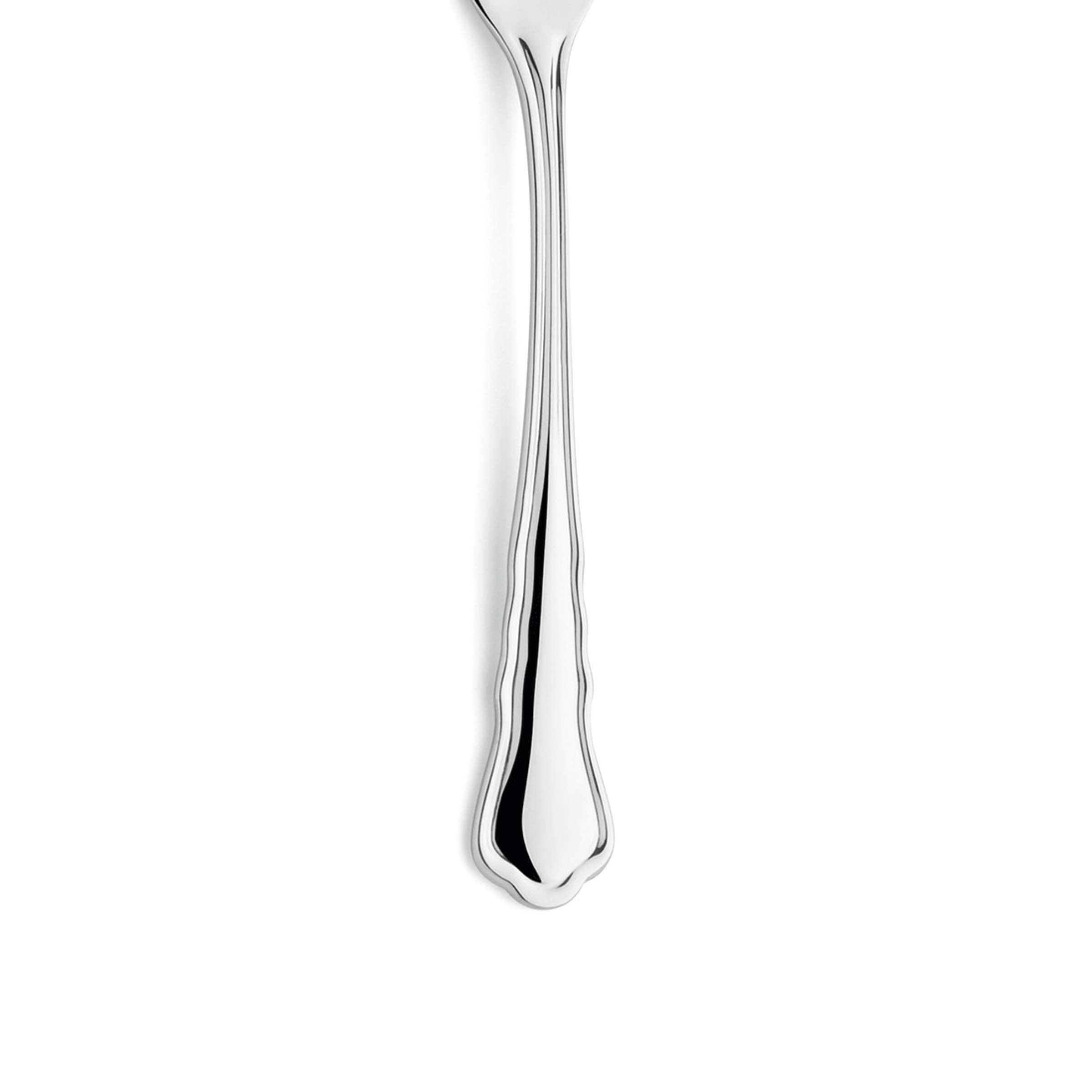CHIPPENDALE Kuchengabel von Paul Wirths, elegantes Einzelförmchen aus Silber, detailreiche Verzierung sichtbar