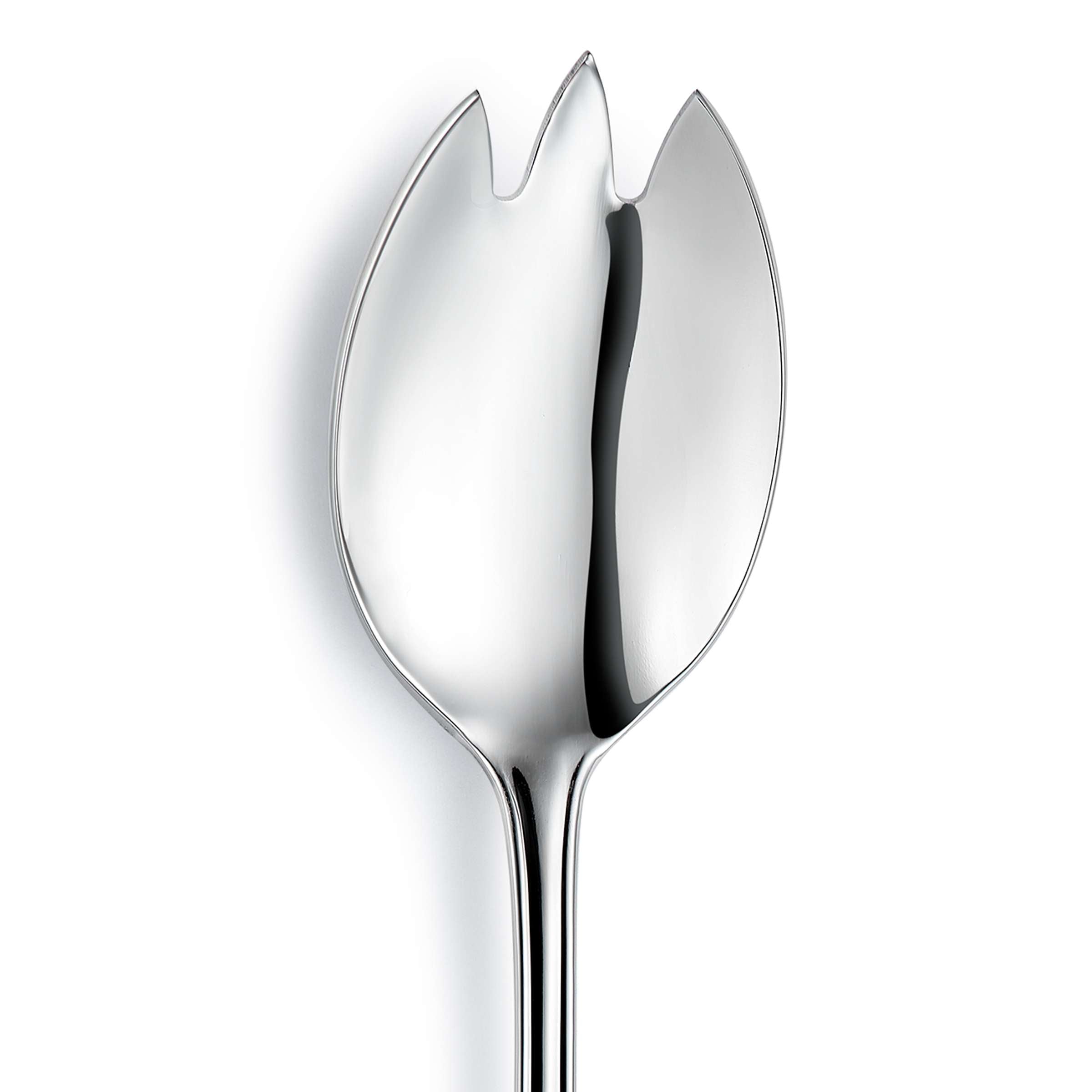 Chippendale Salatgabel von Paul Wirths, elegantes Besteckstück aus Edelstahl, detailreiche Verarbeitung, einzelnes Besteckstück.