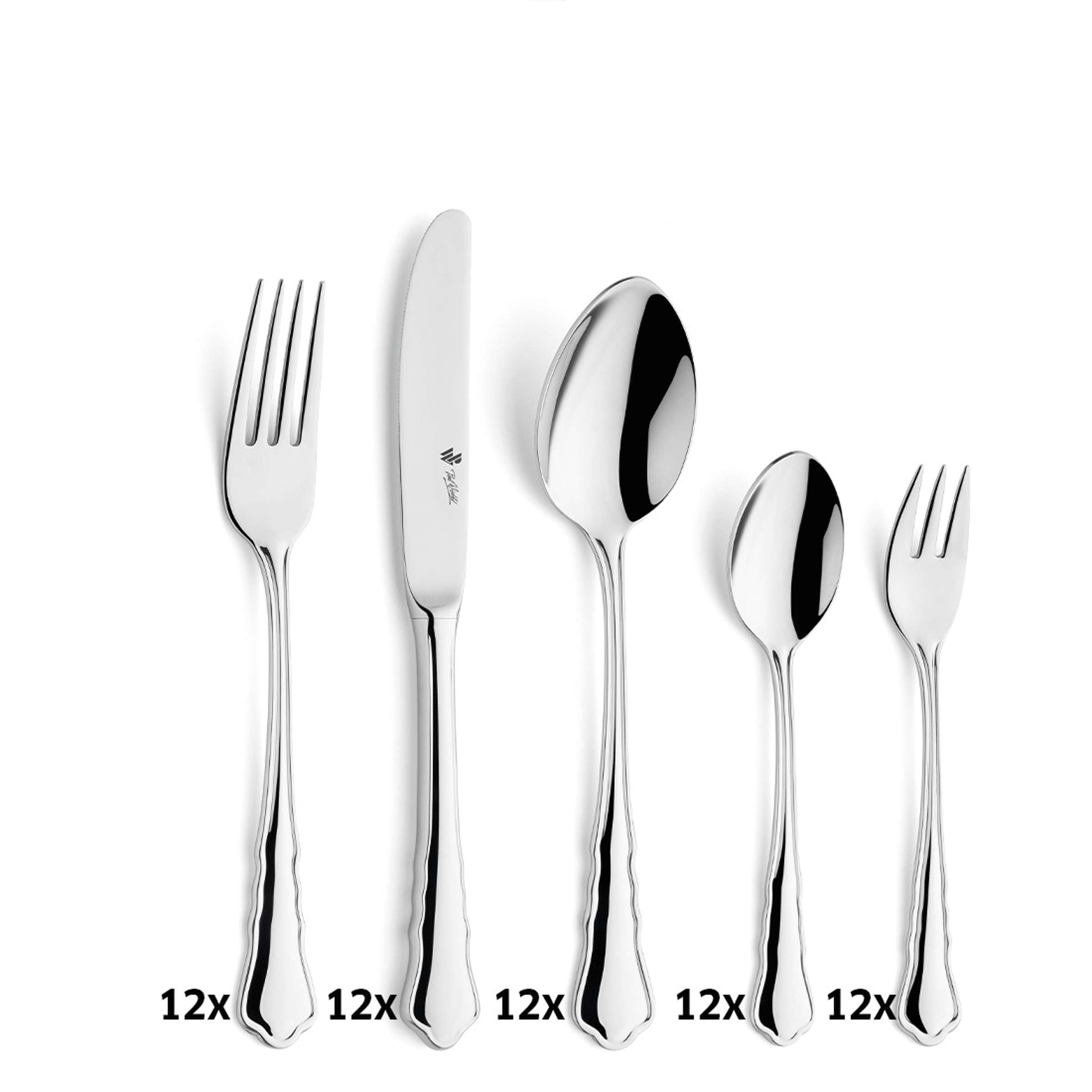 CHIPPENDALE Besteckset 60-teilig