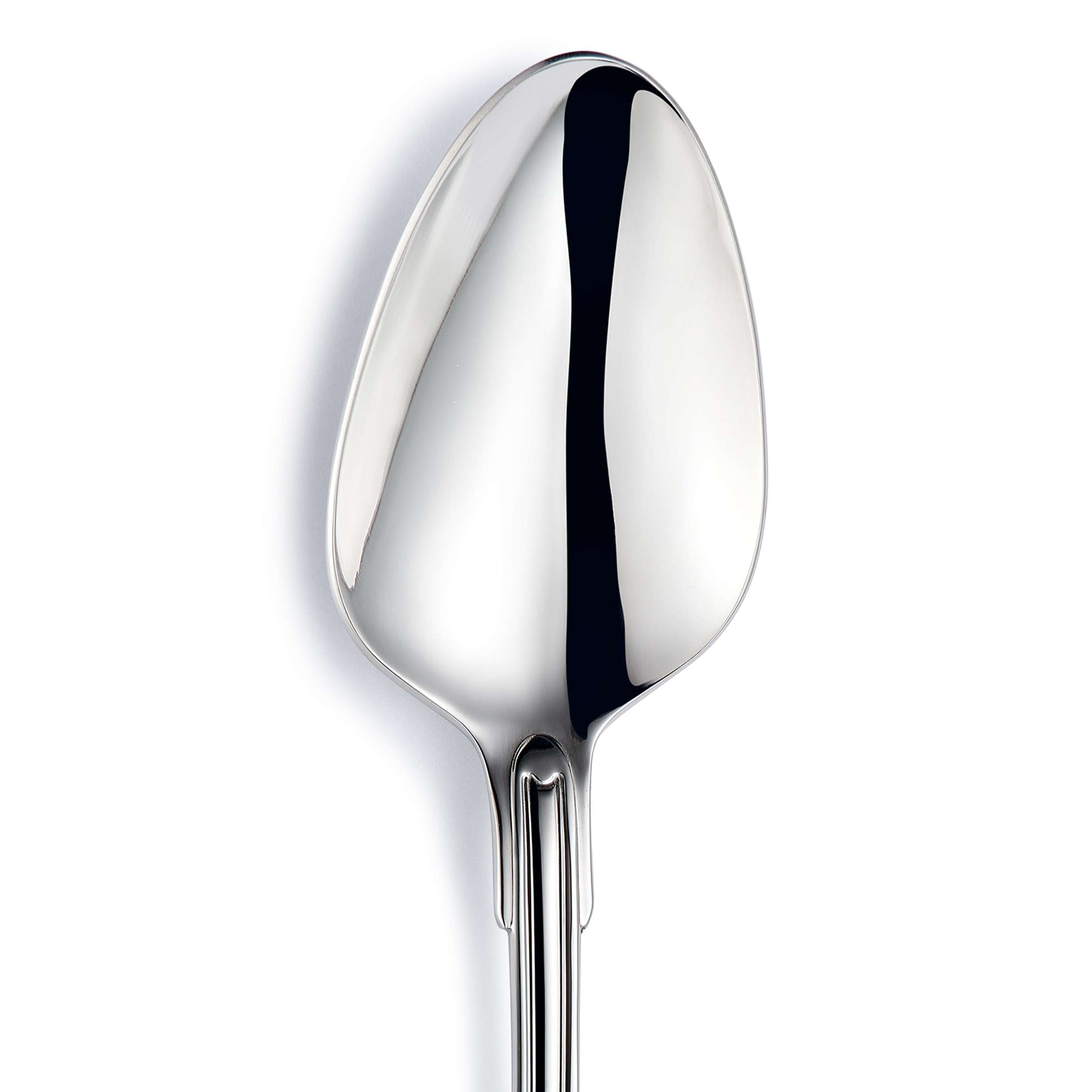 Augsburger Faden Servierlöffel von Paul Wirths, elegantes Besteckstück aus Edelstahl, detailreiche Gestaltung, ideal zum Servieren.