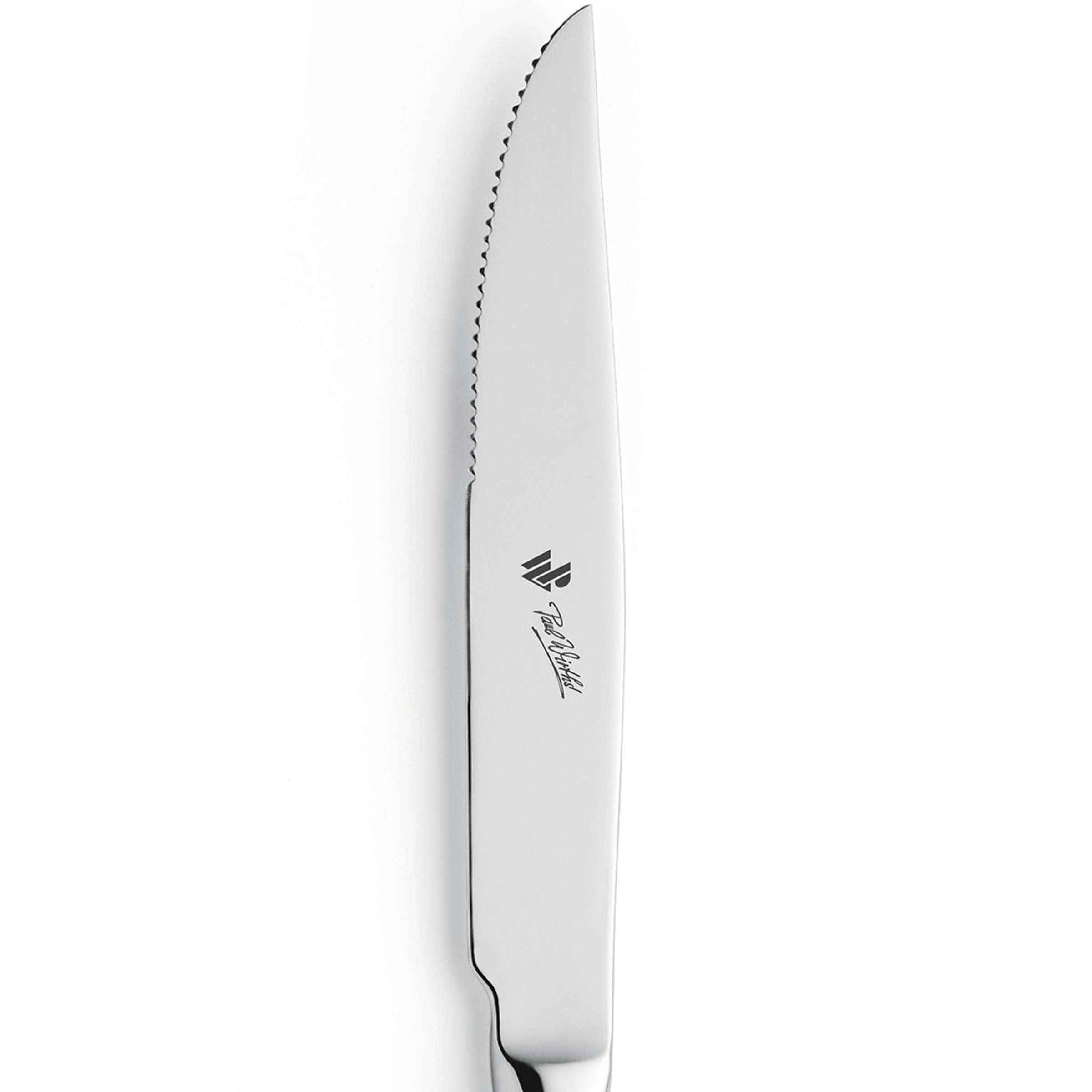 Paul Wirths AUGSBURGER FADEN Steakmesser aus Vollheft mit scharfer Klinge, elegantes Besteck für Steak und Fleisch.
