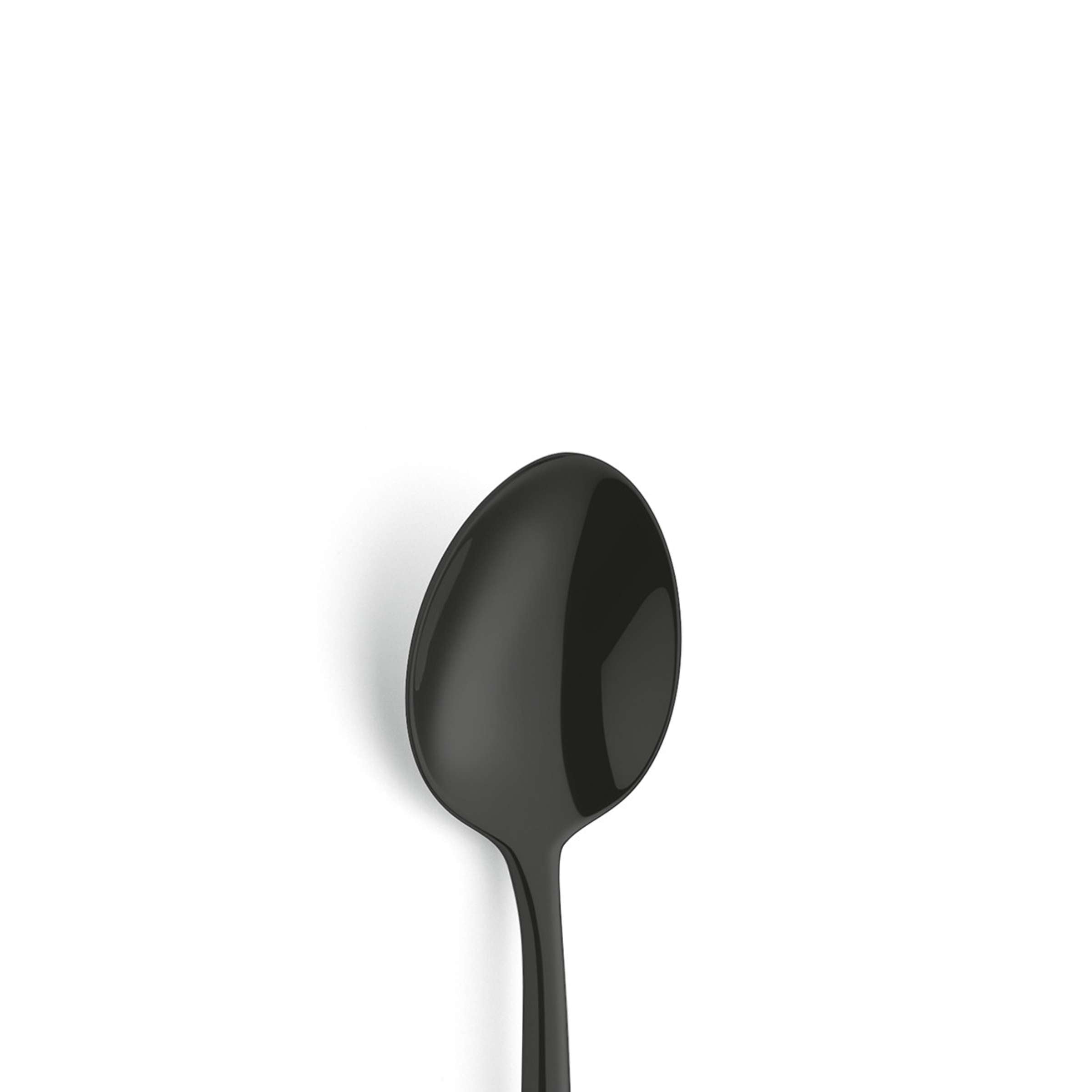 VISTA Medium Tea Spoon Set 6-pieces PVD black