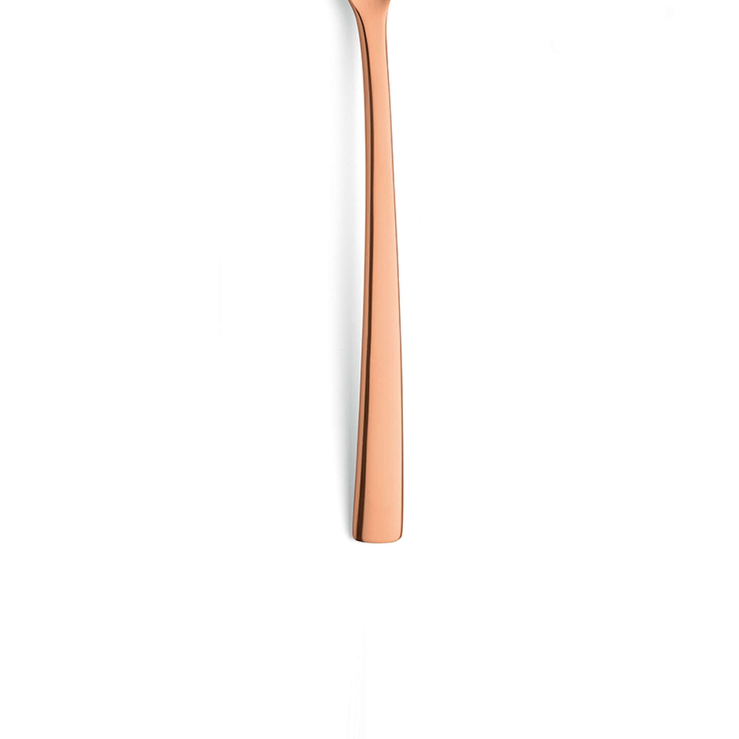 Paul Wirths SWING Menülöffel aus PVD-vergoldetem Kupfer, elegantes Besteckstück für den Tisch.