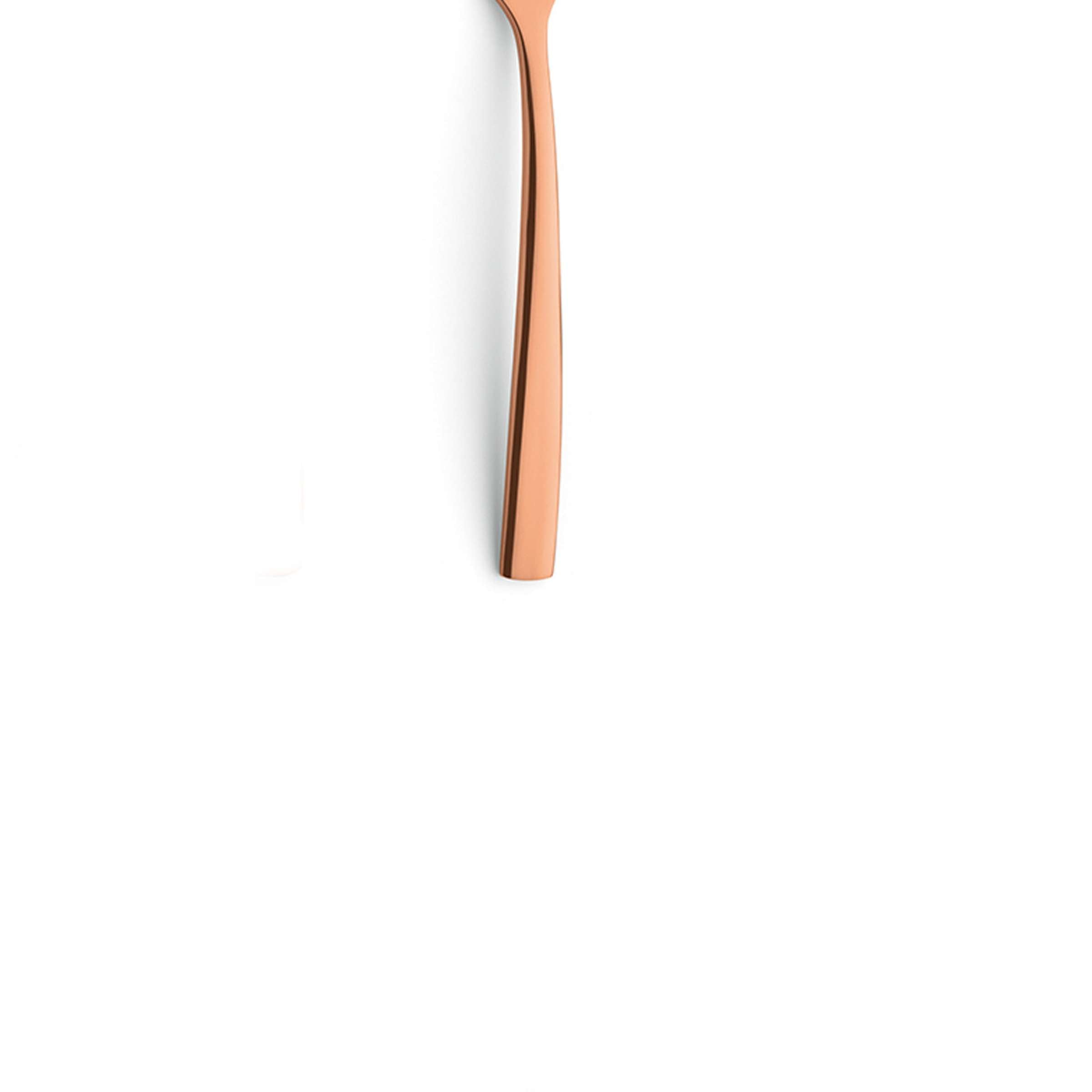 Paul Wirths SWING Kuchengabel aus PVD kupfer, elegante Einzelgabel mit modernem Design, sichtbar mit glänzender Kupferbeschichtung