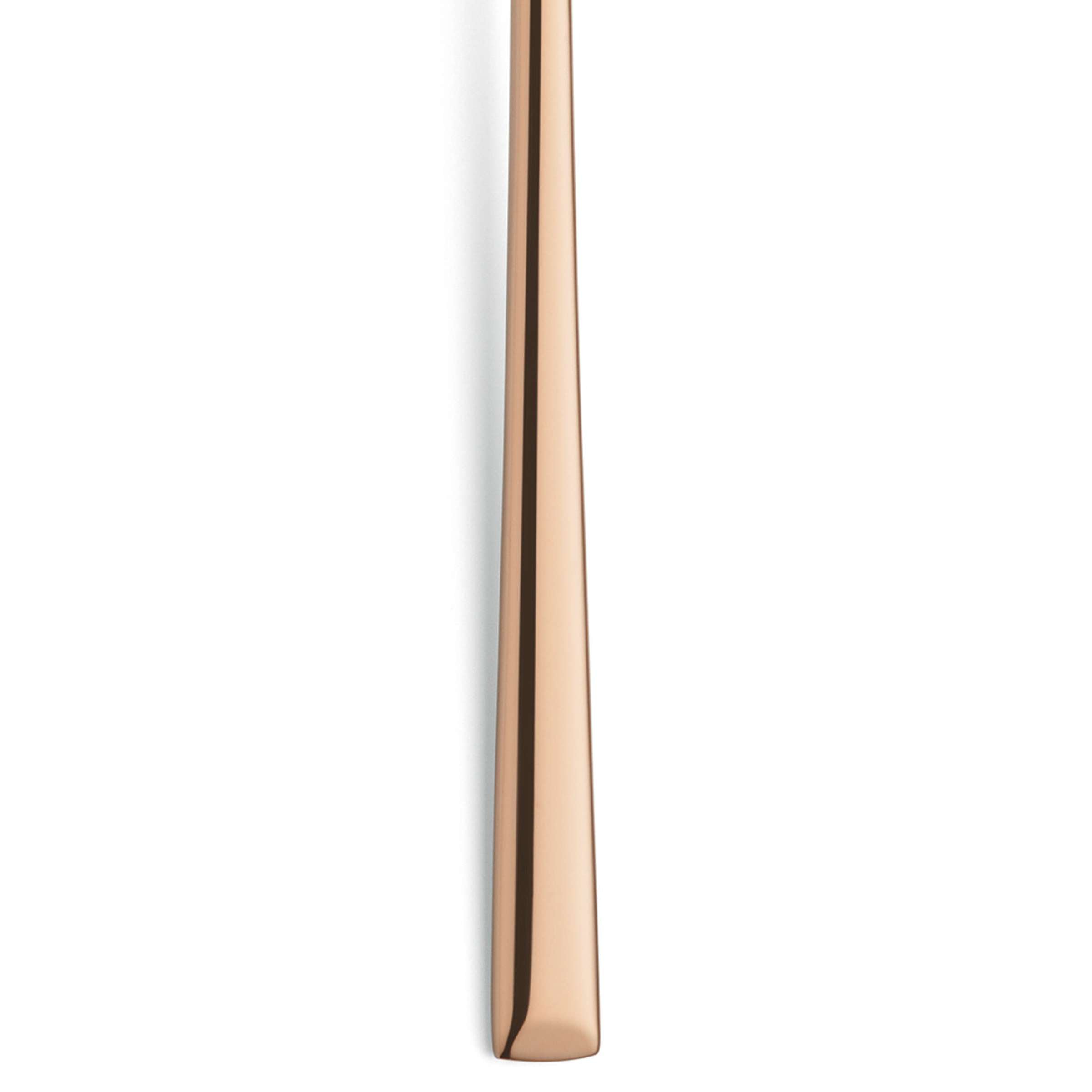 VIVENDI Menülöffel aus PVD-Kupfer von Paul Wirths, einzelnes Besteckstück mit elegantem Design, Nahaufnahme