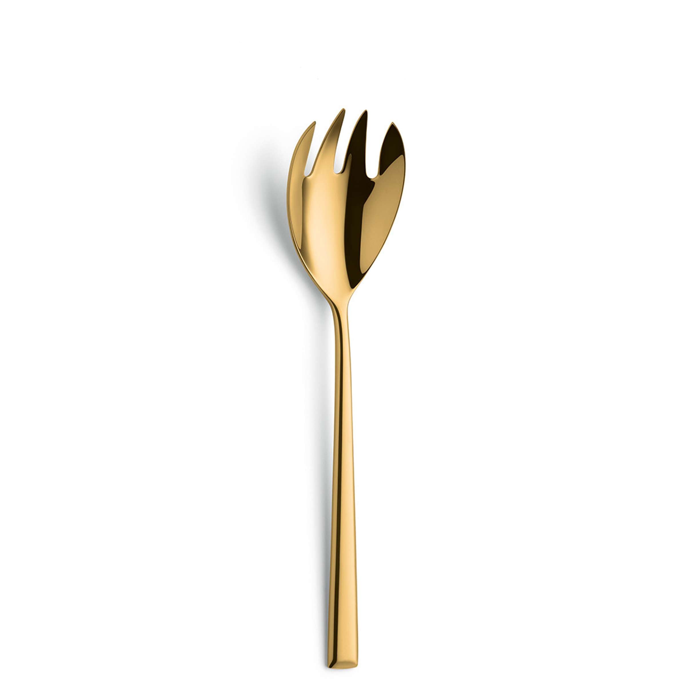 VIVENDI Salatgabel von Paul Wirths aus PVD-goldfarbenem Besteck, einzelnes Salatbesteck mit eleganten Design.