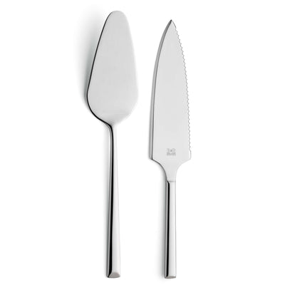 Beckmann & Rommerskirchen VISTA Tortenset aus 2 Teilig, elegantes Besteckset für Kuchen und Torten, hochwertig verarbeitet