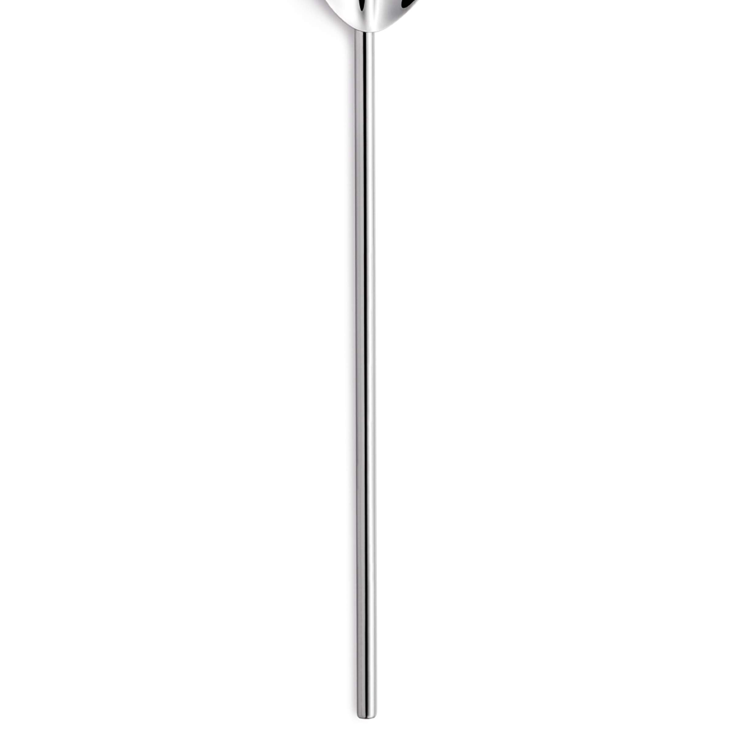 Beckmann & Rommerskirchen VISTA Trinkhalmlöffel Set, 6-teilig, Edelstahl, elegante Besteckset für Getränke