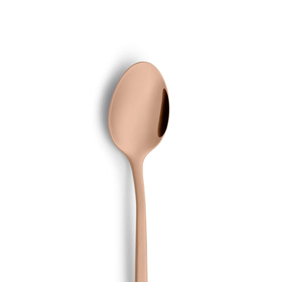 VISTA Longdrink-/Latte macchiato lepels set 6-delig PVD koper mat
