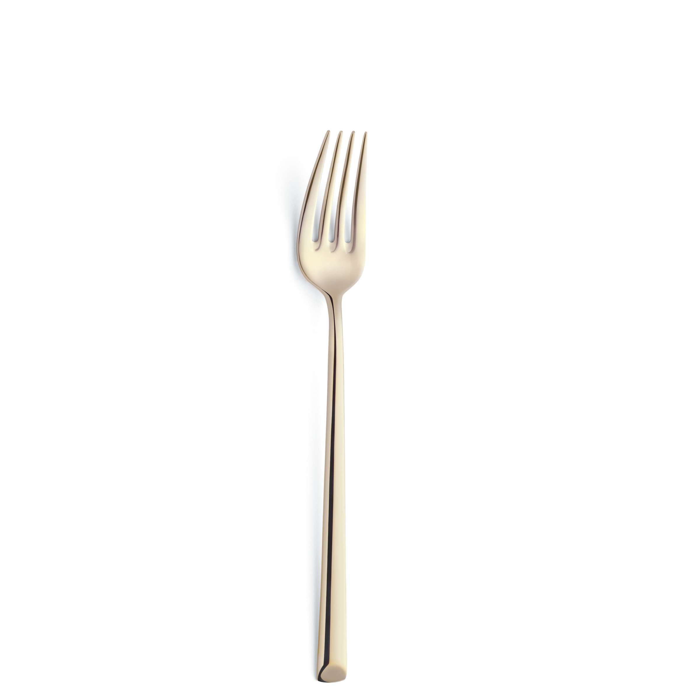 Amefa METROPOLE Besteckset 24-teilig, PVD champagner, Messer, Gabeln und Löffel aus hochwertigem Edelstahl, elegant und modern.