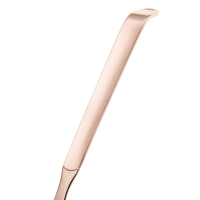 Großer Salatlöffel von Amefa aus PVD kupfer mattiert, elegantes Besteckstück für den Tisch.