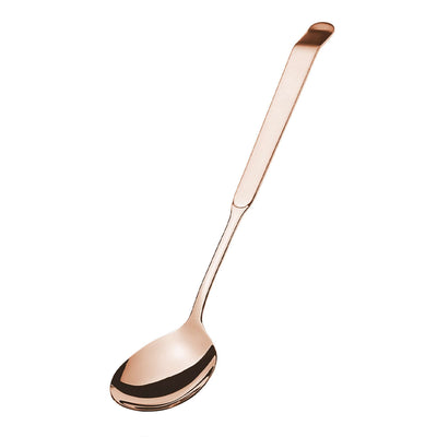 Kleiner Salatlöffel von Amefa aus PVD kupfer mattiert, elegantes Besteckstück für Salate und Beilagen.