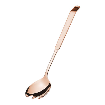 Kleine Salatgabel von Amefa aus PVD kupfer mattiert, elegantes Besteckstück für Salate, hochwertiges Einzelbesteck