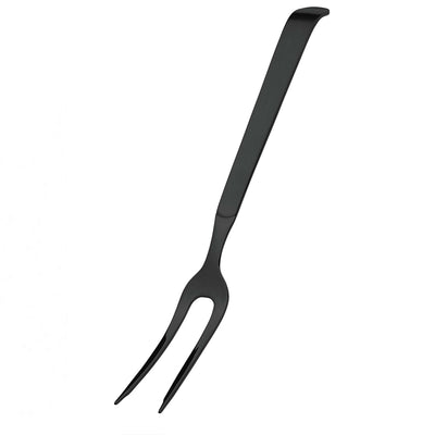 Schwarze, matte PVD-Bratengabel von Amefa, Einzelbesteckstück aus hochwertigem Messer- und Besteckmaterial