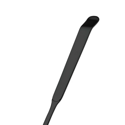 Kleiner Salatlöffel von Amefa mit schwarz mattierter PVD-Oberfläche, elegantes Besteckstück für Salate und Beilagen