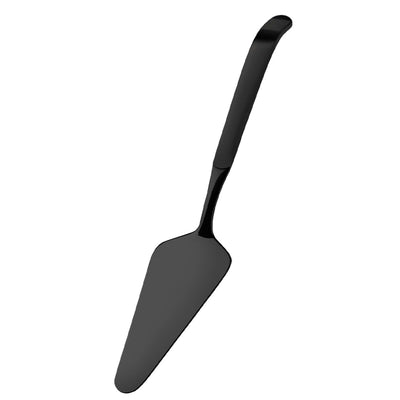 Schwarzer, mattierter Tortenheber aus der Amefa Buffet-Serie, elegantes Besteck für Kuchen und Torten, Edelstahl, PVD-beschichtet