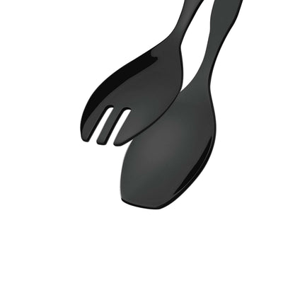 Kleine schwarze PVD-mattierte Servierzange von Amefa, perfekt für Buffet und Servieren, aus Edelstahl gefertigt.