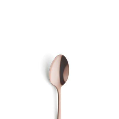 Amefa AUSTIN Mocca- und Espressolöffel Set, 6-teilig, mattierte PVD Kupfer, elegante Besteck-Design, ideal für Kaffee.
