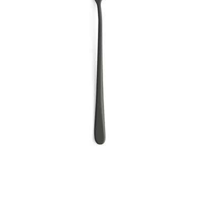 Amefa Austin Löffel-Set, 6-teilig, schwarzes PVD-beschichtetes Besteck für Longdrinks und Latte Macchiato, elegant und modern.