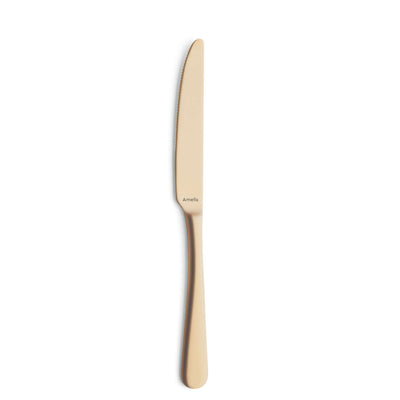 Amefa AUSTIN Besteckset 24-teilig, Messer, Gabeln, Löffel, mattiertes PVD-Gold, elegantes Besteck für den Esstisch