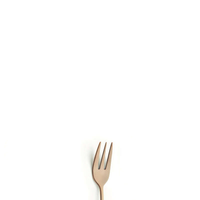 Amefa Austin Kuchengabel-Set, 6-teilig, mattierte PVD-Goldfarbe, elegantes Besteck für den Esstisch
