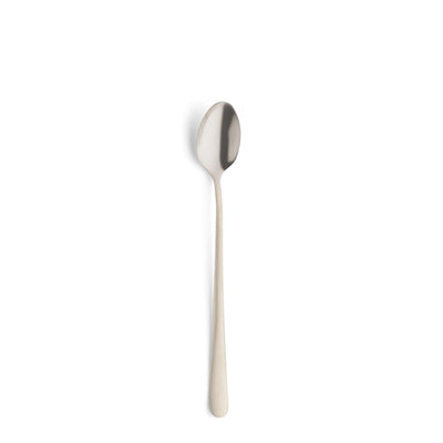 Amefa AUSTIN Longdrink- und Latte Macchiato-Löffel Set, 6-teilig, mattierte Champagner-PVD, elegant und modernes Besteck
