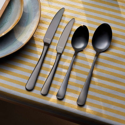 AUSTIN Besteckset 24-teilig PVD schwarz mattiert