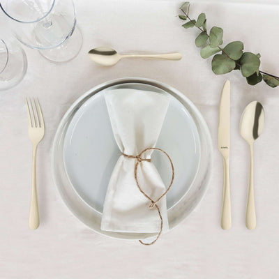 AUSTIN Besteckset 24-teilig PVD champagner mattiert