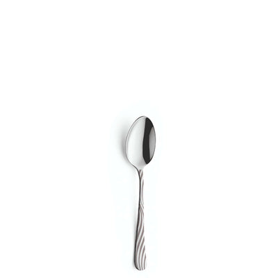 Amefa TIDE Besteckset, 24-teilig, inklusive Kaffeelöffel, aus Edelstahl, elegant und modern design, auf weißem Hintergrund.