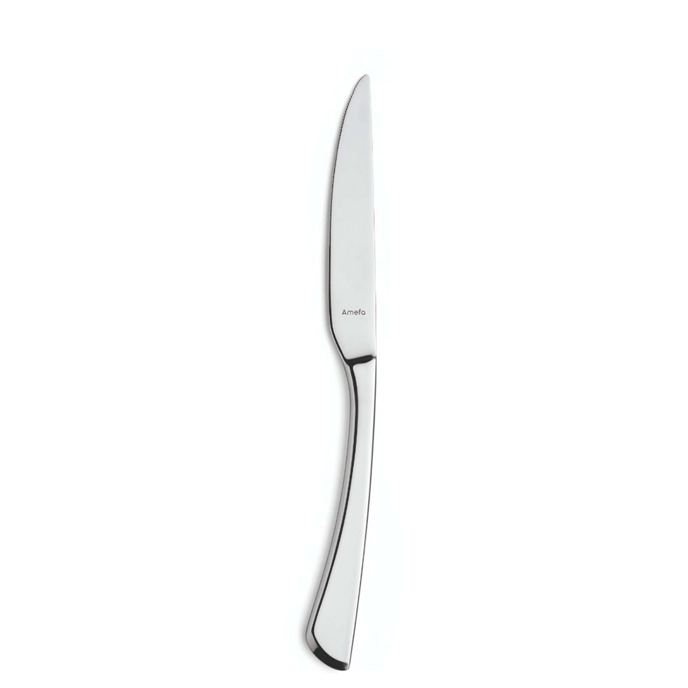 Amefa JUNO Besteckset, 24-teilig, mit Tischmesser, Gabel, Löffel und Messer aus Edelstahl, elegant und funktional.