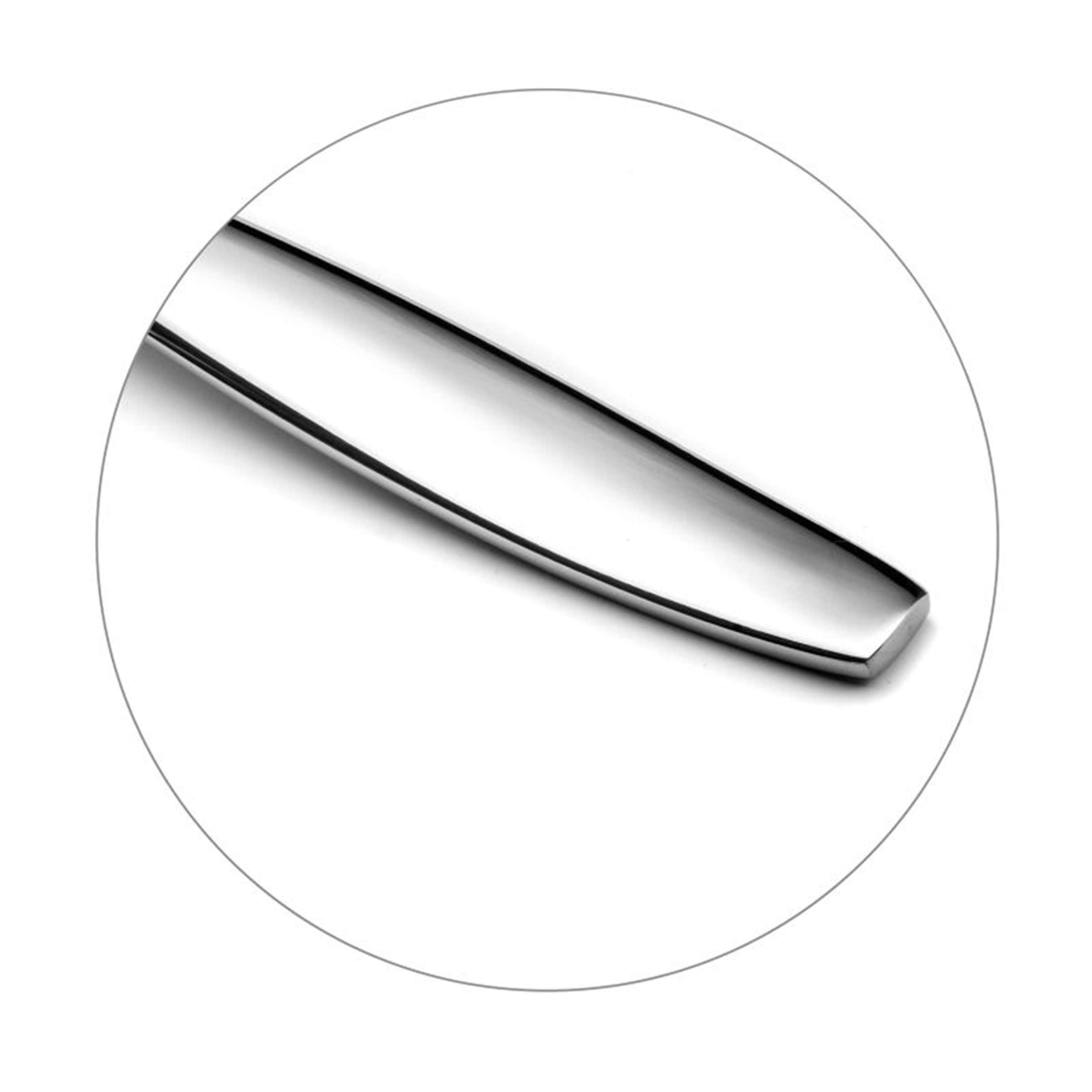 Amefa FLORENCE Besteckset 24-teilig, detaillierte Ansicht der eleganten Messer, Gabeln und Löffel aus Edelstahl.