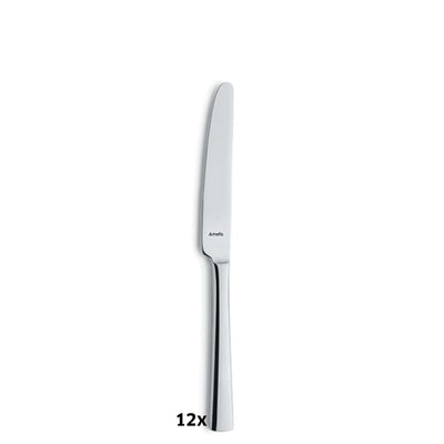 Moderno Besteckset 78-teilig von Amefa, Edelstahl, Messer, Gabeln, Löffel, Teller, perfekt für die Mahlzeit.