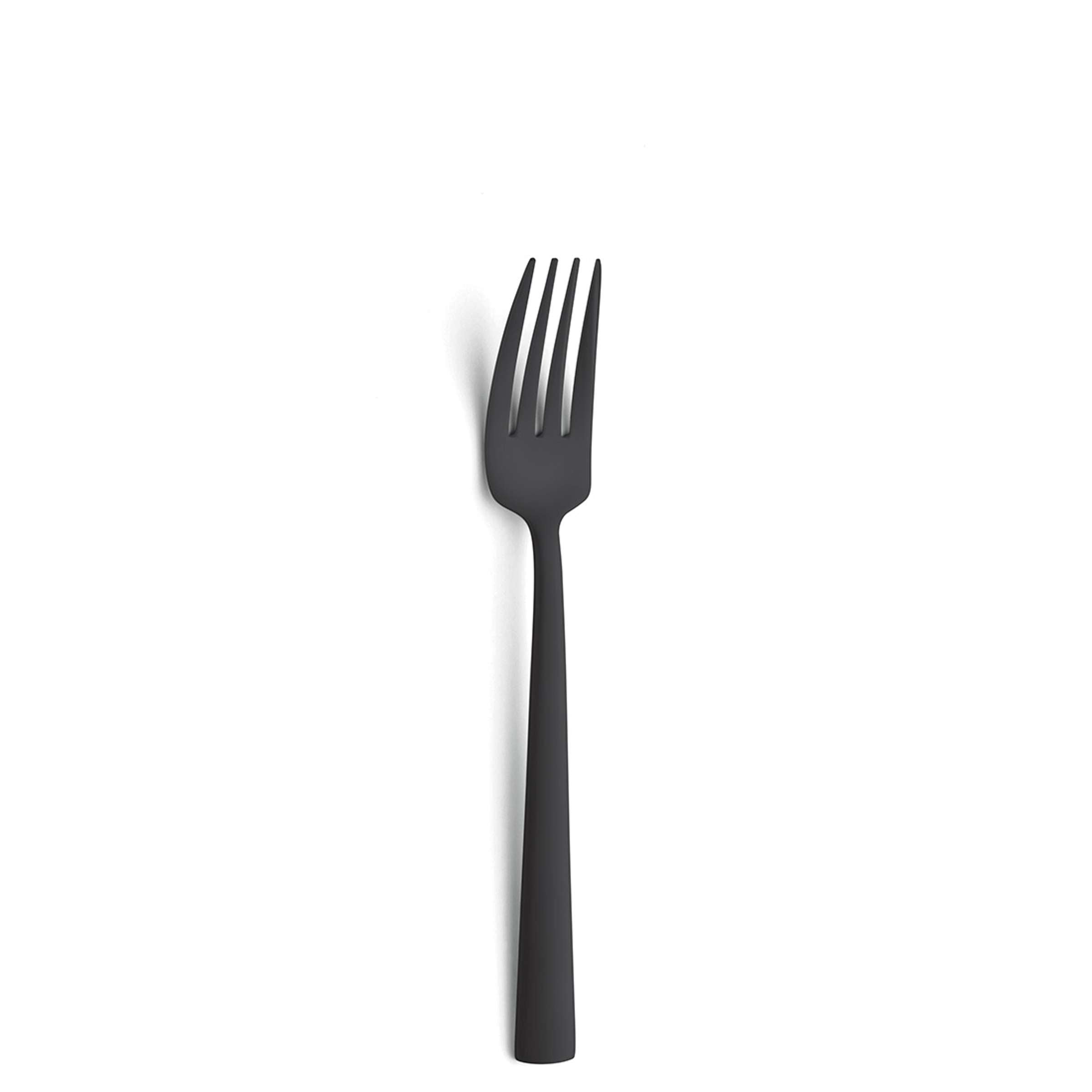 Schwarz mattiertes 24-teiliges VENTURA Besteckset von Amefa mit Messer, Gabeln, Löffeln aus hochwertigem Edelstahl.