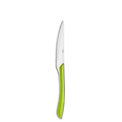ECLAT Besteckset 16-teilig in anisgrün von Amefa, glänzendes Messer, Gabeln und Löffel aus Edelstahl, modernes Design