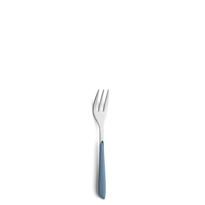 Kuppels PRISMA Kuchengabeln Set, 6-teilig, denim blau, Edelstahl, elegantes Besteck für den Tisch